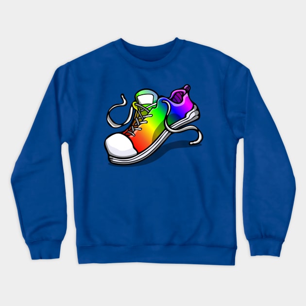 Pride Shoe *Rainbow* Crewneck Sweatshirt by deancoledesign